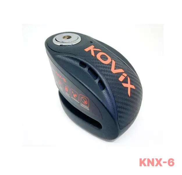Kovix Candado de disco con alarma KNX6-BK (6 mm.) 