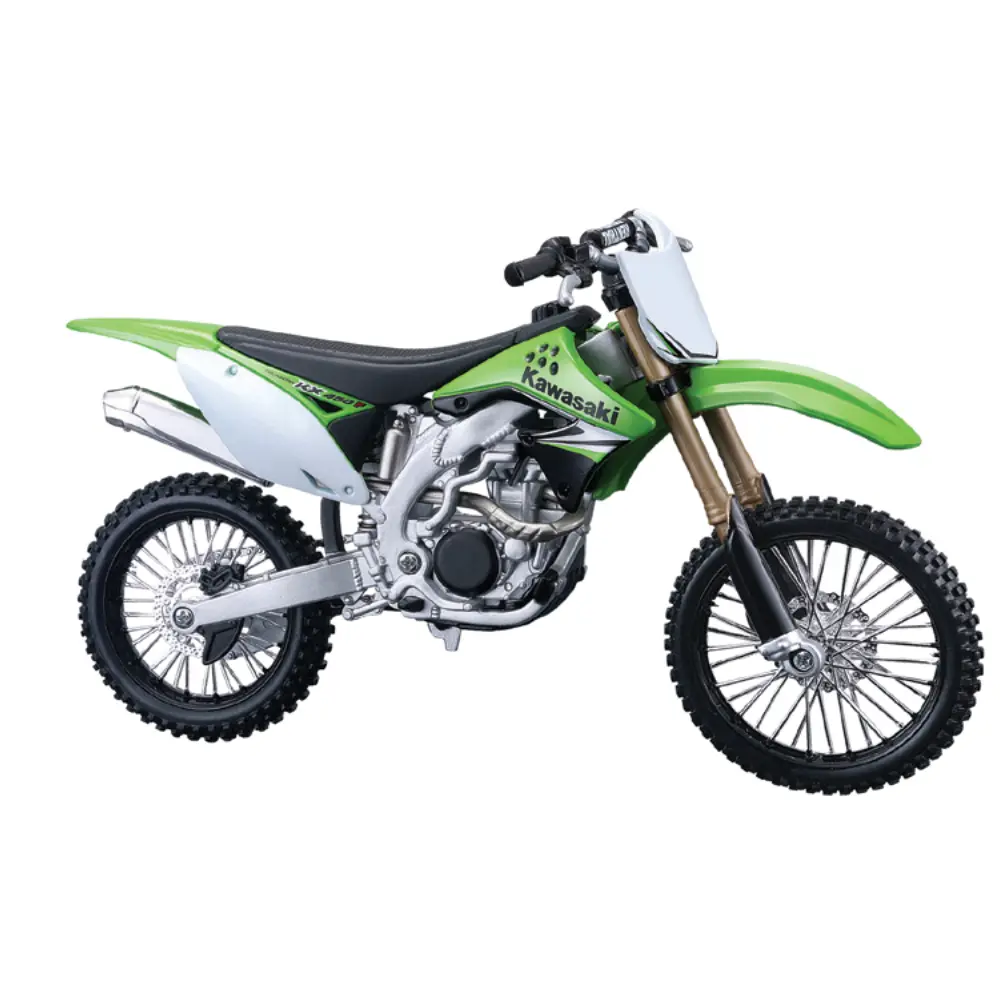 KIT MONTAJE MAQUETA MINIATURA MAISTO-KAWASAKI (1:12) KX 450 F