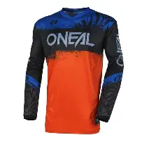 Camiseta ONEAL AZUL Y NARANJA
