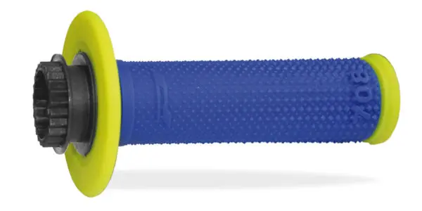 Puños con caña Progrip 708 azul/amarillo
