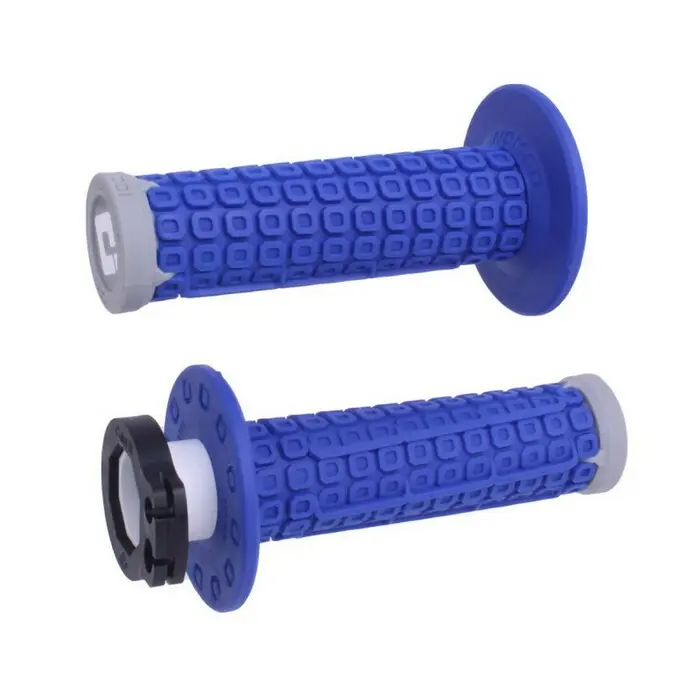 Puños con caña ODI Nomad D3O® Lock On azul