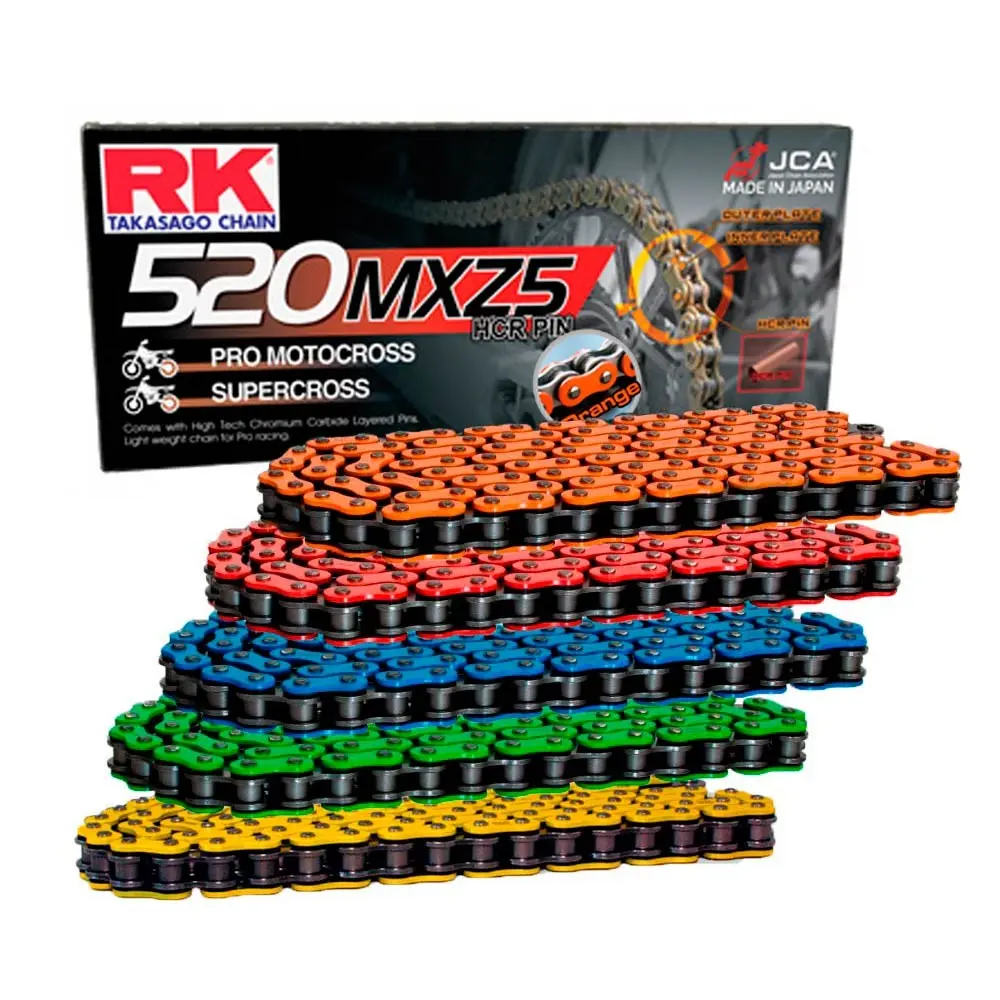 Cadena  RK 520 mxz5 120P colores