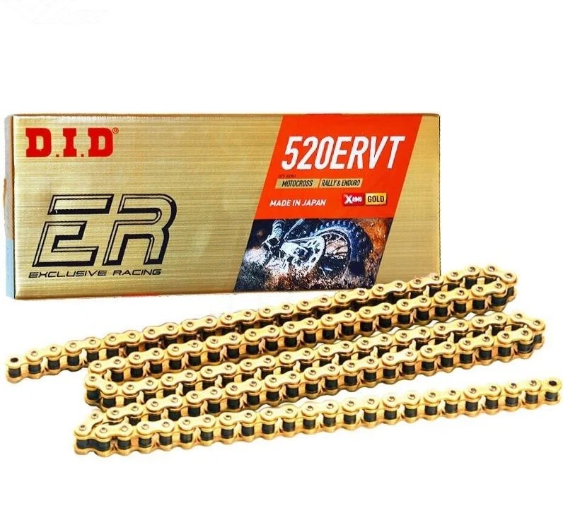 Cadena de retenes  Did 520 Ervt 120P dorada