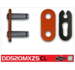 Enganche de cadena Rk 520 Mxz5 Naranja clip