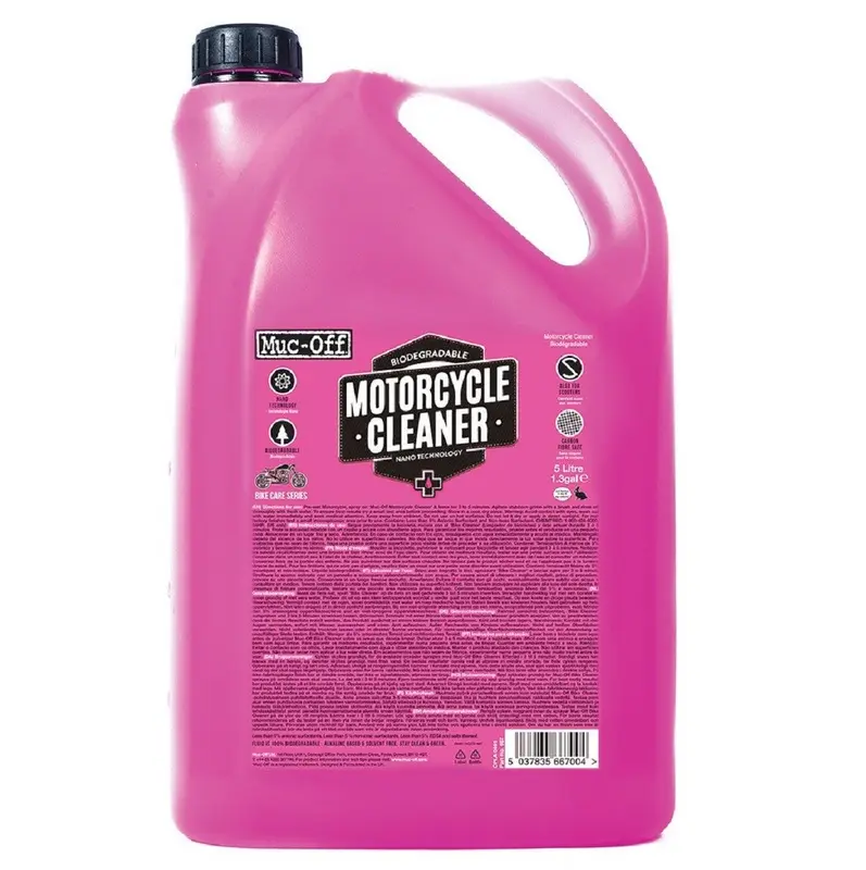MUC-OFF Jabon limpiador de motos garrafa 5L