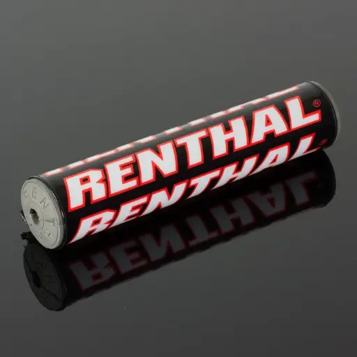 [P261] Protector manillar con barra Renthal rojo/negro