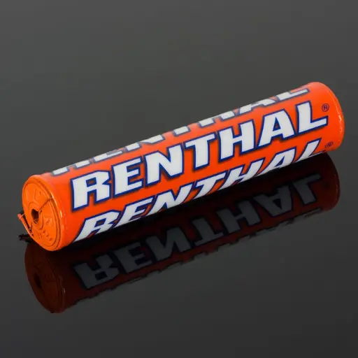 [P308] Protector manillar con barra Renthal naranja/azul