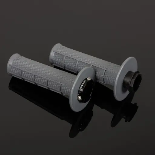 [G235] Puños con caña Renthal Half Waffle medio 