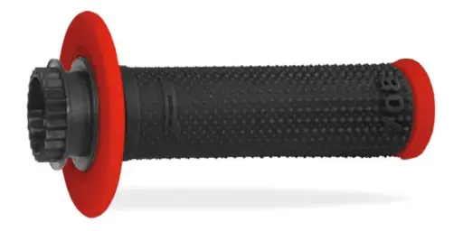 [708-149] Puños con caña Progrip 708 rojo