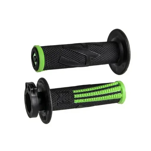 [H36EPBN] Puños con caña ODI MX Pro Lock On V2 Emig verde