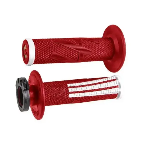 [H36EPRW] Puños con caña ODI MX Pro Lock On V2 Emig rojo