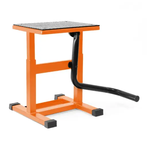 [LEV115O] Caballete elevador moto Sf naranja
