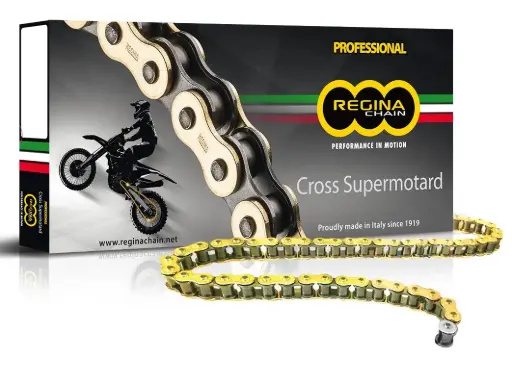 [420RH2X130REI] Cadena Regina 420 rh2 dorado