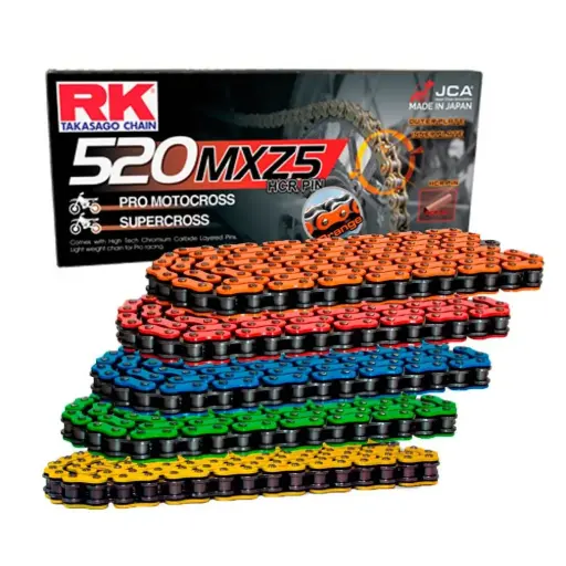 Cadena  RK 520 mxz5 120P colores