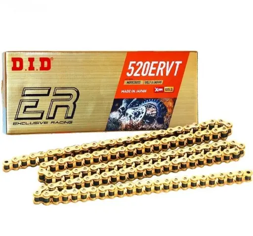 [28031183F] Cadena de retenes  Did 520 Ervt 120P dorada