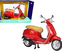 [74206012] MINIATUARA VESPA PRIMAVERA 150ROUGE ROJA