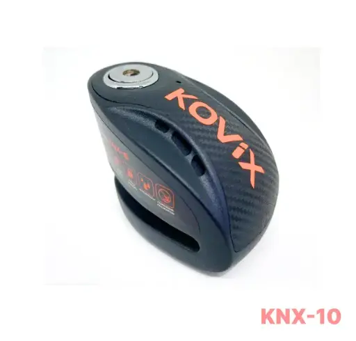Kovix Candado de disco con alarma KNX10-BK (10 mm.) 