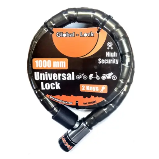 Global-Lock Antirrobo de rótulas CLASSIC LOCK (1000mm) - Incluye 3 llaves