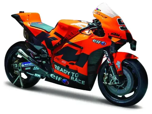 [74003011] MINIATURA MAISTO- MOTOS GP-KTM RED FACTORY RACING (1:18) TEAM PETRUCCI 2021